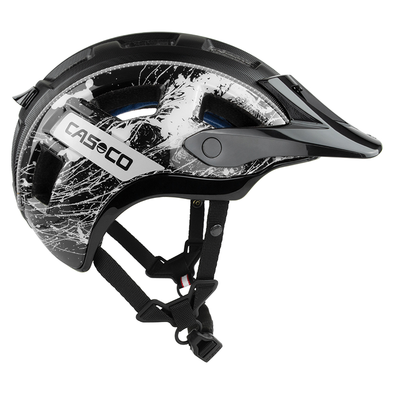 Casco MTBE 2 Splatter silber Gr. L (58-62 cm)